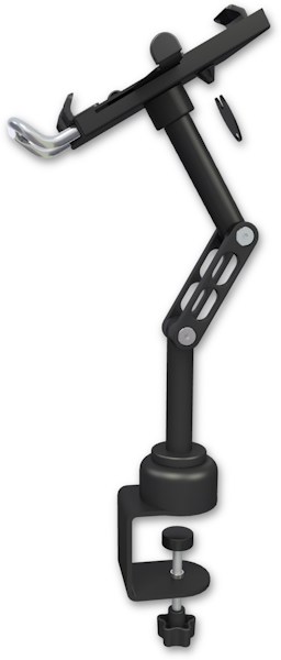 AccessMount™ Tamper resistant Tablet mount desk edge clamp
