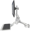 AccessMount™ Ultra 550 LCD 3.5" wall mount with a 12" keyboard tray and a 20" double-arm