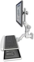 AccessMount™ Ultra 550 LCD 3.5" wall mount with a wrist-rest keyboard tray