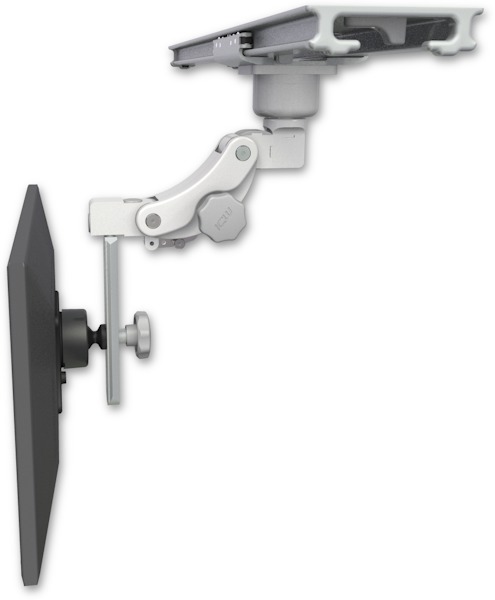 AccessMount™ Right-Angled 550 Paralink LCD mount mount on a ProSlide 28" track slider
