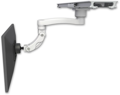 AccessMount™ Inverted Ultra 560 LCD mount on a ProSlide 28" track slider with an 11" arm