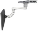 AccessMount™ Inverted Ultra 560 LCD mount on a ProSlide 28" track slider with a 1" riser and an 11" arm