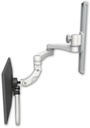 AccessMount™ Inverted Ultra 560 LCD mount on a 19" wall track slider with a 20" double-arm