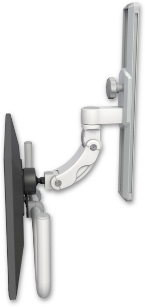 AccessMount™ Inverted Ultra 560 LCD mount on a 19" wall track slider