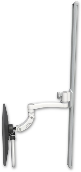 AccessMount™ Inverted Ultra 560 LCD mount on a 50" wall track slider with an 11" arm