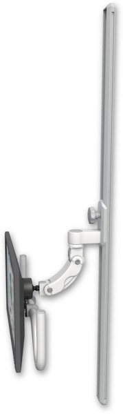 AccessMount™ Inverted Ultra 560 LCD mount on a 50" wall track slider