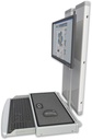 AccessMount™ VT21 Workstation with a work surface keyboard tray