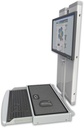 AccessMount™ VT21 Low Profile Workstation with a work surface keyboard tray