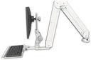 AccessMount™ Elite 5220 Paralink double arm LCD desk mount with a 12" keyboard tray