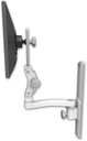 AccessMount™ Ultra 550 LCD mount on a 19" wall track slider with an 11" arm