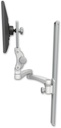 AccessMount™ Ultra 550 LCD mount on a 36" wall track slider with a 20" double-arm
