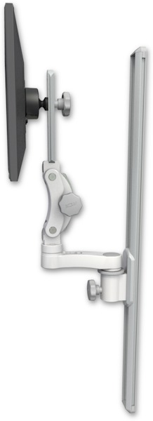 AccessMount™ Ultra 550 LCD mount on a 36" wall track slider with an 6" arm