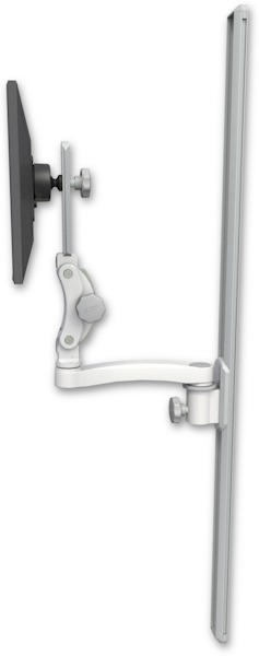 AccessMount™ Ultra 550 LCD mount on a 50" wall track slider with an 11" arm