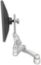 AccessMount™ Ultra 550 LCD desk mount with a 1" riser and a 20" double-arm