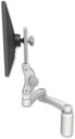 AccessMount™ Ultra 550 LCD desk mount with a 5" riser and a 20" double-arm