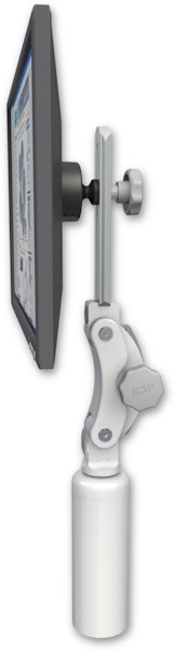 AccessMount™ Ultra 550 LCD desk mount with a 7.5" riser