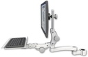 AccessMount™ Ultra 550 LCD mount for a 1.5" pole with a 12" paralink keyboard tray and an 11" arm