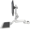 AccessMount™ Ultra 550 LCD mount for a 1.75" pole with a 12" keyboard tray and an 11" arm