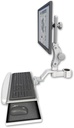AccessMount™ Ultra 550 LCD mount for a 1.75" pole with a wrist-rest keyboard tray