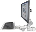 AccessMount™ Ultra 550 LCD mount for a 2" pole with a 12" paralink keyboard tray
