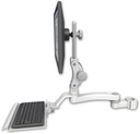 AccessMount™ Ultra 550 LCD mount for a 2" pole with a 12" keyboard tray and an 11" arm