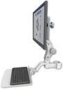 AccessMount™ Ultra 550 LCD mount for a 2" pole with a 12" flat keyboard tray