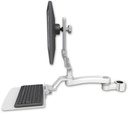 AccessMount™ Ultra 510 LCD mount for a 1.75" pole with a 12" flat keyboard tray and an 11" arm