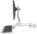 AccessMount™ Ultra 510 LCD mount for a 2" pole with a 12" keyboard tray and an 11" arm