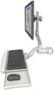AccessMount™ Ultra 510 LCD mount for a 2" pole with a wrist-rest keyboard tray
