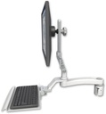 AccessMount™ Ultra 510 LCD mount for a 2" radius with a 12" keyboard tray and an 11" arm