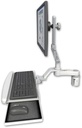 AccessMount™ Ultra 510 LCD mount for a 2" radius with a wrist-rest keyboard tray and an 6" arm