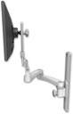 AccessMount™ Ultra 510 LCD mount on a 19" wall track slider with a 20" double-arm