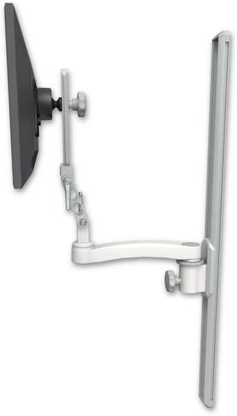AccessMount™ Ultra 510 LCD mount on a 36" wall track slider with an 11" arm