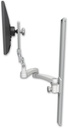 AccessMount™ Ultra 510 LCD mount on a 36" wall track slider with a 20" double-arm