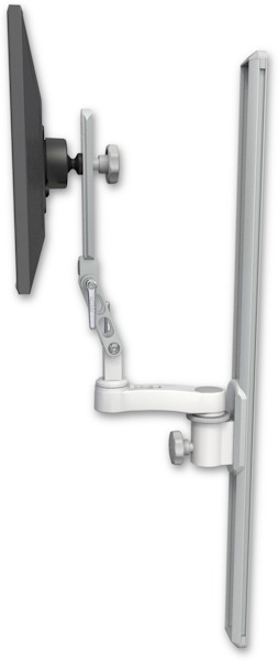 AccessMount™ Ultra 510 LCD mount on a 36" wall track slider with an 6" arm