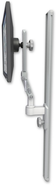 AccessMount™ Ultra 510 LCD mount on a 36" wall track slider