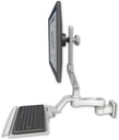 AccessMount™ Ultra 510 LCD 3.5" wall mount with a 12" keyboard tray and an 6" arm