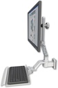 AccessMount™ Ultra 510 LCD 3.5" wall mount with a 12" keyboard tray