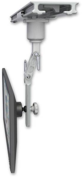 AccessMount™ Inverted Ultra 510 LCD mount on a ProSlide 28" track slider with a 1" riser
