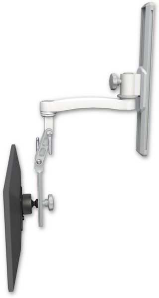 AccessMount™ Inverted Ultra 510 LCD mount on a 19" wall track slider with an 11" arm