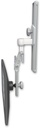 AccessMount™ Inverted Ultra 510 LCD mount on a 19" wall track slider