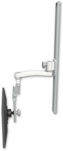 AccessMount™ Inverted Ultra 510 LCD mount on a 36" wall track slider with an 11" arm