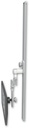 AccessMount™ Inverted Ultra 510 LCD mount on a 50" wall track slider