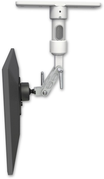 AccessMount™ Inverted Ultra 500 LCD stud ceiling mount with a 5" ext