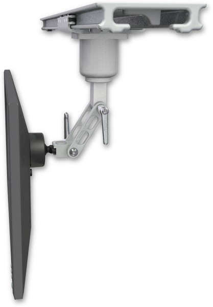 AccessMount™ Inverted Ultra 500 LCD mount on a ProSlide 28" track slider with a 1" riser