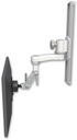 AccessMount™ Inverted Ultra 500 LCD mount on a 19" wall track slider with an 6" arm