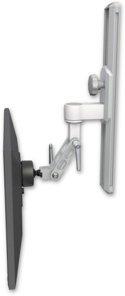 AccessMount™ Inverted Ultra 500 LCD mount on a 19" wall track slider