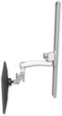 AccessMount™ Inverted Ultra 500 LCD mount on a 36" wall track slider with an 11" arm