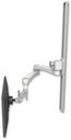 AccessMount™ Inverted Ultra 500 LCD mount on a 36" wall track slider with a 20" double-arm