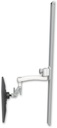AccessMount™ Inverted Ultra 500 LCD mount on a 50" wall track slider with an 11" arm